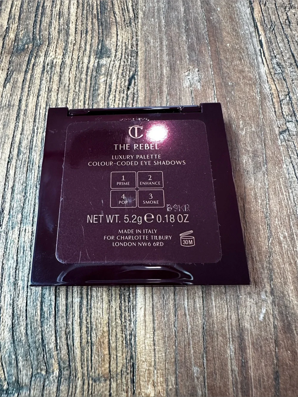 Charlotte Tilbury green,teal Shimmer Quad Eyeshadow Palette